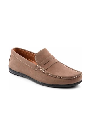 Bambi Kahve Leather Erkek Loafer Ayakkabı E01733200801 Kahve