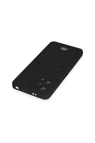 Xiaomi Poco X5 5g Kılıf Kelvin Kartvizitli Silikon - Siyah Çok Renkli