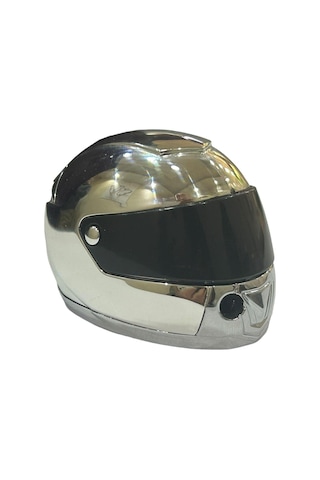 Gümüş Mini Kask Gazlı Çakmak 709728