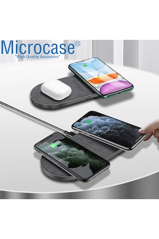 15w 2in1 Kablosuz Hızlı Şarj Standı - Al3912