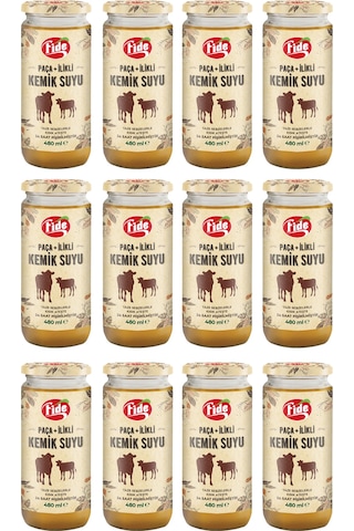 Fide Paça + İlikli Kemik Suyu 12 x 480 ML Fide Paça + İlikli Kemik Suyu 12 x 480 ML