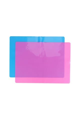 2 Paket A3 Ekstra Büyük Silikon Levha Kalıpları Mat, Mavi Ve Pembe Diğer