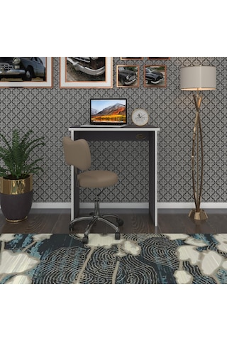 Kenzlife bilgisayar çalışma masası çambudivip 075*070*40 gri ofis sekreter laptop