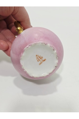 Limoges Minyatür Desen Porselen Sürahi 10cm