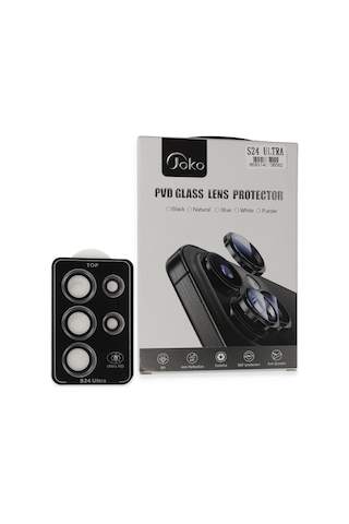Joko Samsung Galaxy Uyumlu S24 Ultra Pvd Metal Kamera Lens - Derin Mor
