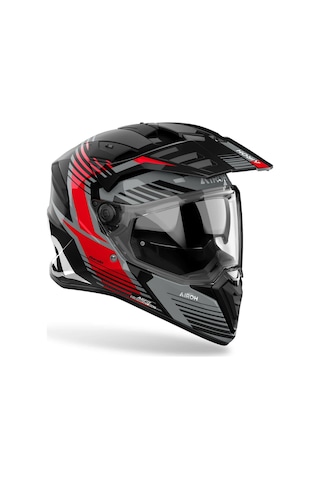 Airoh Bandit Spicy Red Gloss Kask Kırmızı - Siyah