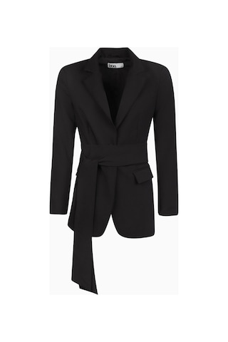 Because Of Alice Classic Blazer With Belt Klasik Blazer Kadın Ceket Siyah