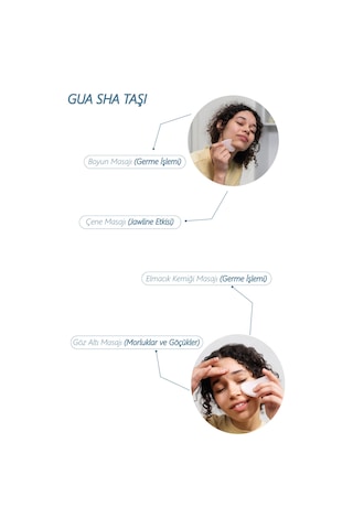 Seay Ametist Taşı Face Roller Doğal Taş Yüz Masaj Aleti