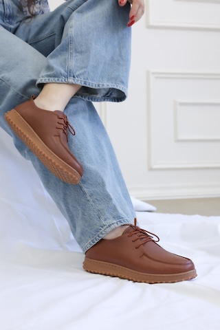 Fast Step Hakiki Deri Kadın Casual Ayakkabı 583za2610 Taba