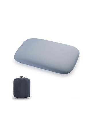 Geeksen Taşınabilir Hafif Seyahat Boyun Yastığı, Hafıza Köpüğü Ve Kolay Temizlenebilir Kılıf İle Rahatlık Sunar Gri
