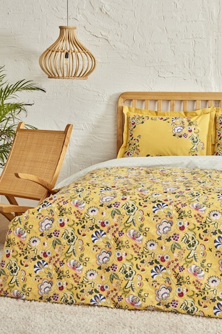 Karaca Home Lansy Sarı %100 Pamuk Tek Kişilik Nevresim Takımı 200.22.05.0045
