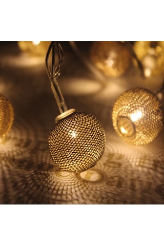 Orbus Metal Led Işık Zinciri 10 Adet Metal Led Usb'li 1.5metre