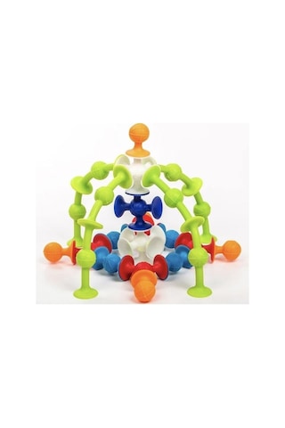 Vakum Molekül 25 Parça Yapı Taşları Fidget Duyusal Eğitici Oyuncak Squigz  116238964