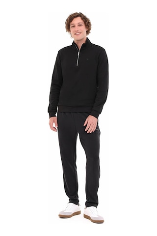 Lescon Lumberjack 5w Mb Bs47 Yarım Fermuarlı Sweatshirt Siyah