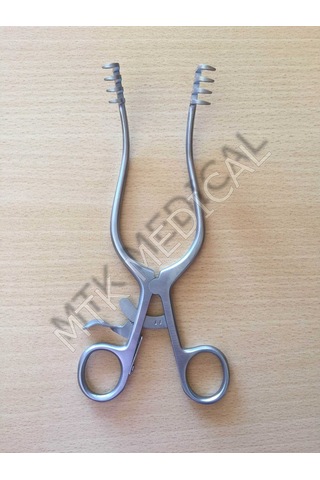 Otomatik Ekartör 20Cm Sivri Uç 4*4 (Adson Retractor)