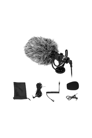 Yongnuo Yn220 Rüzgarlıklı Cardioid Shotgun Mikrofon