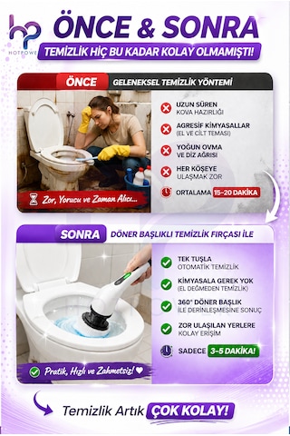 9-in-1 Elektrikli Temizleme Fırçası Elektrikli Sıkma Temizleme Scrubber Elektrikli Temizleme Araçlar