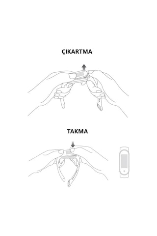 Wozlo Xiaomi Mi Band 7 Kordon Kayış Kamuflaj Desen - Siyah Gri - Pixel