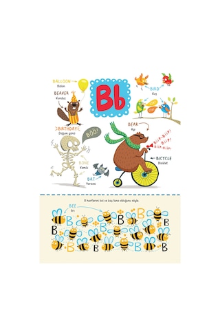 A'dan Z'ye Eğlenceli Resimlerle İngilizce İlk 200 Kelime