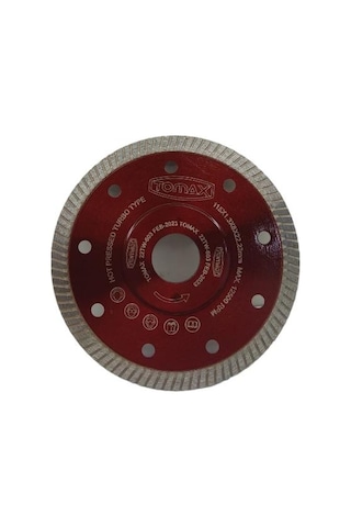 Tomax Granit Kesme Kırmızı Disk 115x1,3x8x22.23mm