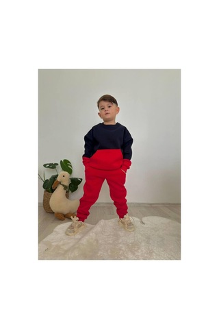 Jeliboomkidswear Erkek 2li Takım Kırmızı