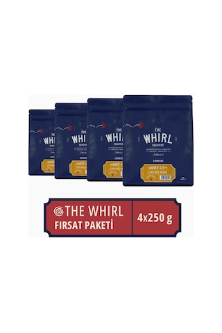 The Whirl Espresso Tanned 429°F Çekilmiş Kahve 4'lü Fırsat Paketi