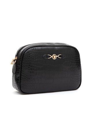 U.S. Polo Assn. Kadın Siyah Kroko Çapraz Çanta 50317817-VR046
