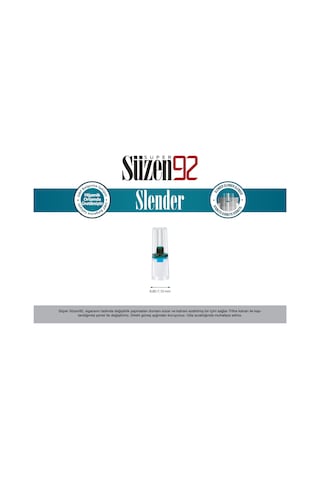 Süzen92 Sigara Ağızlığı Filtresi Slender 1200'lü Ekonomik Paket 2 Adet Taşıma Kutusu Hediyeli