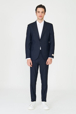 Lacivert Modern Kesim Slim Fit Erkek Takım Elbise Laci