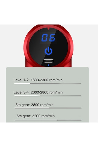 Sones Fascia Gun Pocket Elektrik Şok Silahı Kas Masaj Silahı, Özellikler: Klasik Mini Gri Çok Renkli