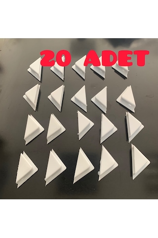 Tusem 20 Adet Sineklik Köşe Mukavemet Takozu Muska