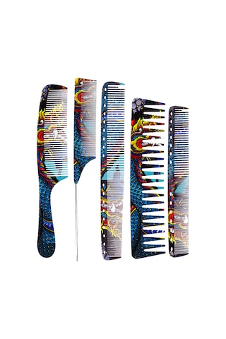 Qingmipy Erkek Ve Kadınlar İçin Profesyonel Saç Kesim Tarağı - Ll04 Çift Yüzeyli Kısa Saç Şekillendirme Aracı