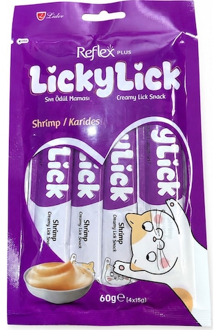 Reflex Plus Lickylick Kedi Sıvı Ödül Karides 60 G Reflex Plus Lickylick Kedi Sıvı Ödül Karides 60 G