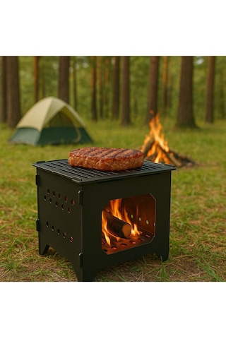 Alevra Mini Kamp Sobası ,mangal ,ateş Cukuru Diğer