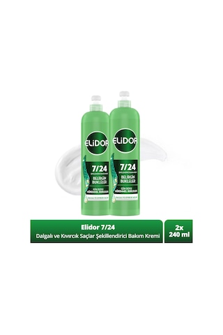 Elidor 7/24 Şekillendirici Bakım Kremi Belirgin Bukleler 240 Ml X2