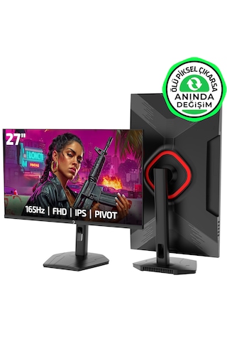 Gamepower Lunis L30 27'' 165hz 1ms Ips Fhd Pivot Gaming Monitör Ölü Piksel Garantili