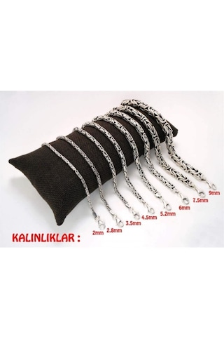 Erkek Gümüş Bileklik - 11mm Yuvarlak Kral Model Sevgiliye Eşe