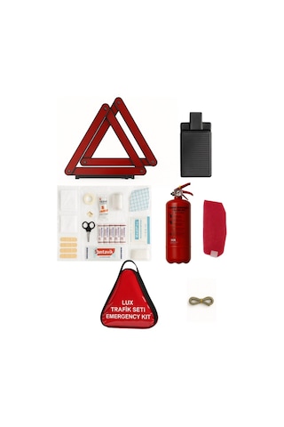 Araç Trafik Seti İlk Yardım Seti Tüvtürk Muayene Uyumlu 1 Kg Yang