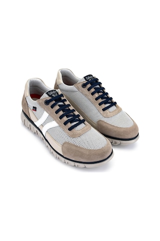 Callaghan Erkek Deri & Tekstil Bej/beyaz Sneakers & Spor Ayakkabı 618 12923 Erk Ayk Y25 Pıedra/blanco Bej
