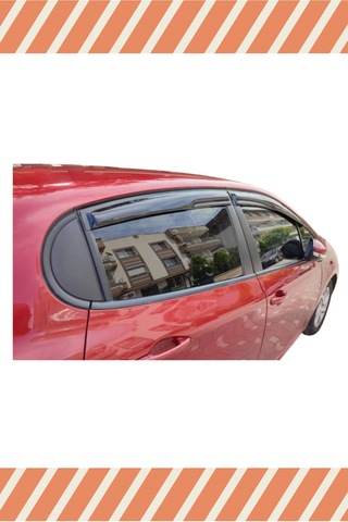 Peugeot 208 Tüm Modellerine Özel 4'lü Mügen Tip Cam Rüzgarlığı