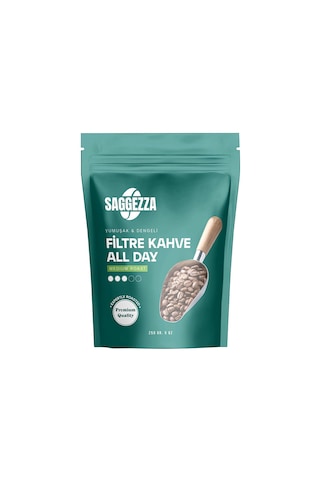 Saggezza Allday Çekirdek Filtre Kahve 250 Gr Çekirdek Kahve Saggezza Allday Çekirdek Filtre Kahve 250 Gr Çekirdek Kahve