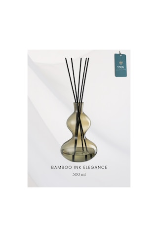 Chacha Home Luxury Gılden Tranquılıty Reed Diffuseur Şişesi & Oda Kokusu Bamboo Ink Elegance 500 Ml Orman