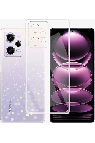 Gld-spt- Newface Xiaomi Redmi Note 12 Pro 5g Kılıf Lüx Şeffaf Silikon