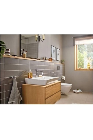Hansgrohe Rebris E Tek Kollu Lavabo Bataryası Krom 72557000