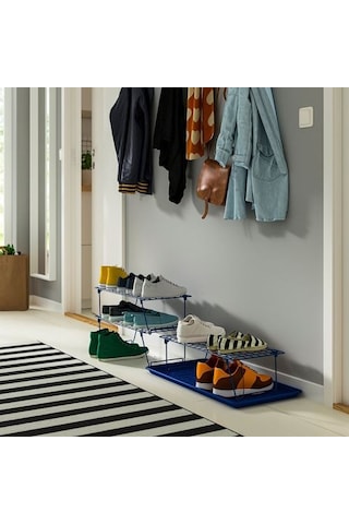 Ikea Baggmuck Ayakkabı Tepsisi, Mavi, 71x35 Cm