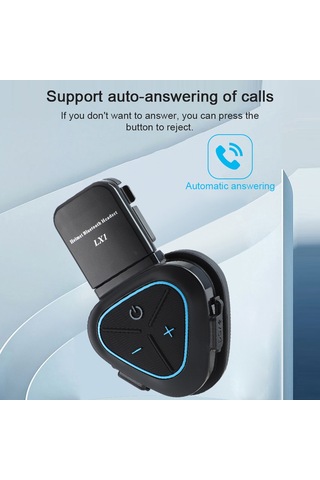 Lemestar Bt5.0 Motosiklet Kulaklığı - Su Geçirmez, Gürültü Önleyici, 25 Saat Konuşma, Çift Telefon Bağlantılı