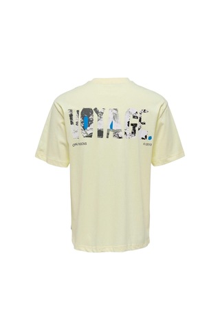 Only Erkek T-shirt 22025301 Sarı