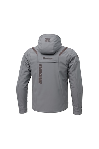 4riders Rex Pro Korumalı Softshell Motosiklet Montu Gri