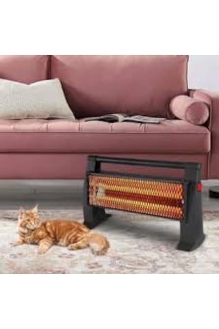 Zenon Lx-2819 Quartz Isıtıcı - Siyah - 1200 Watt