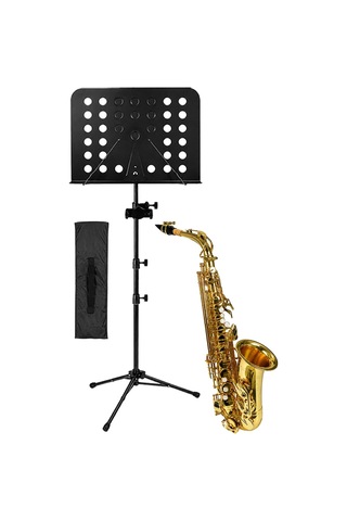 Midex SF-8000 Gold Profesyonel Alto Saksafon Mi Bemol (Eb) Full Set
